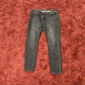 Stylish Dark Blue Skinny Jeans